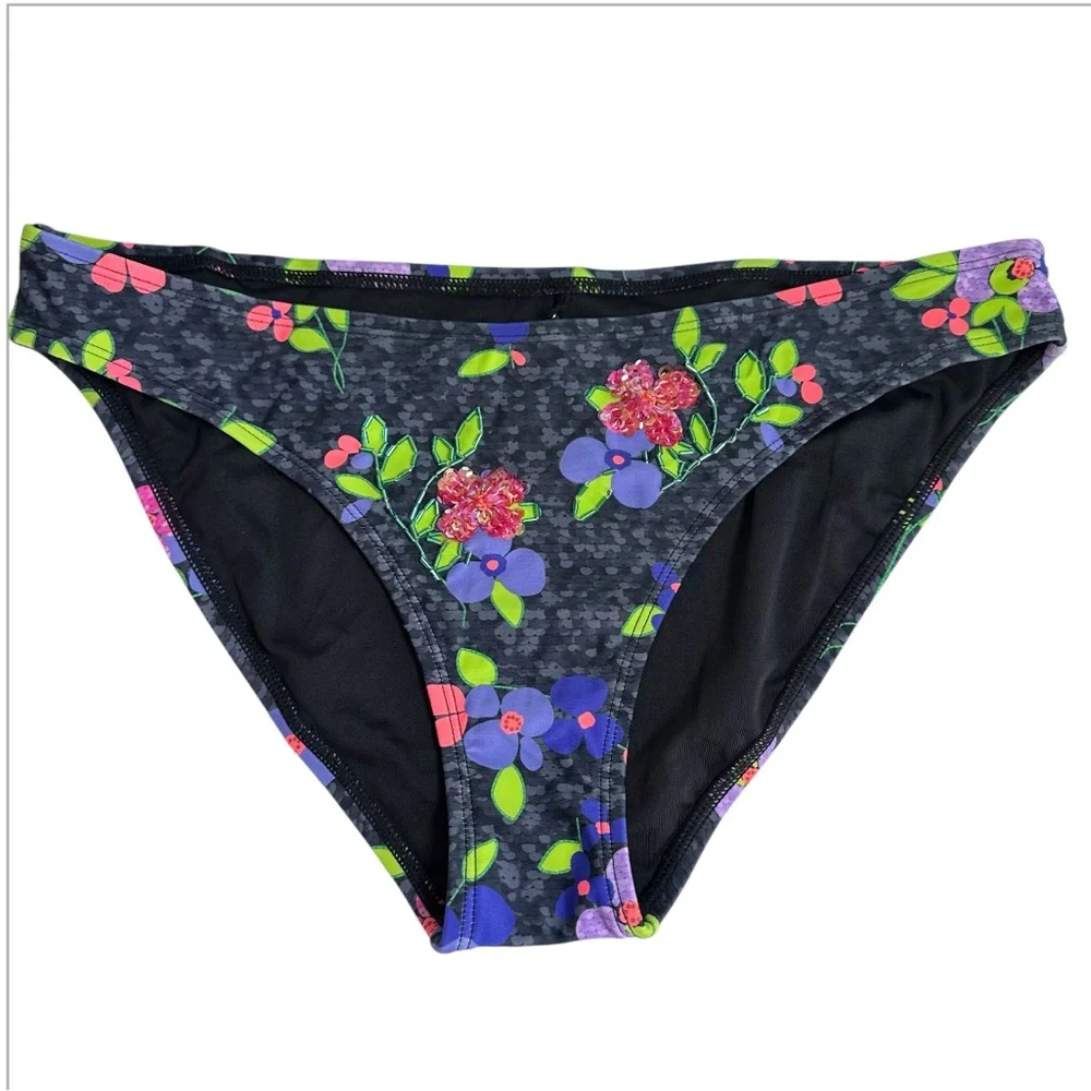 VENUS Floral Beaded Bikini Bottom